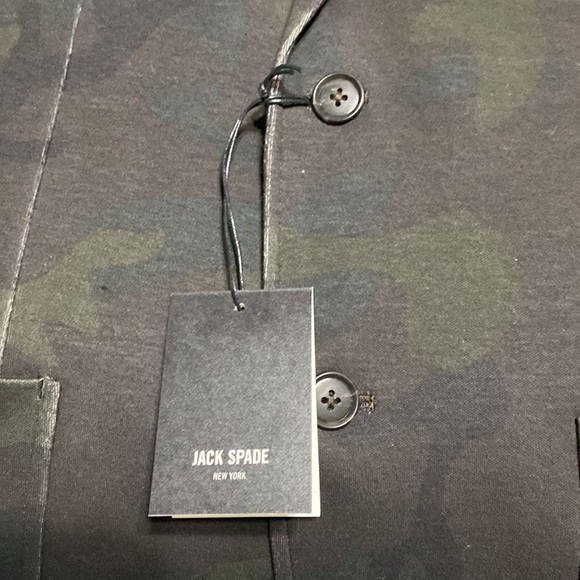 Jack Spade Camo Print Ponte Knit Sports Coat - Picture 5 of 12